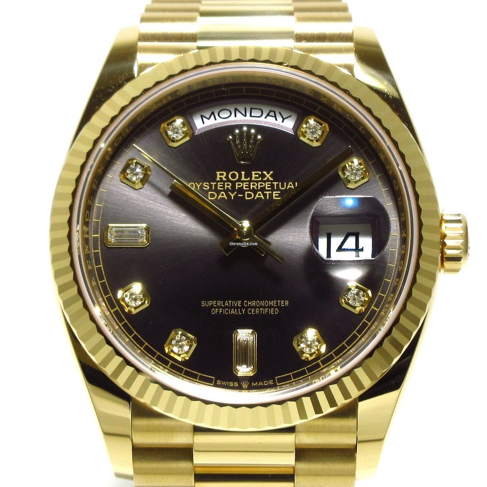 Rolex Day-Date 36 Mens watch Unisex Yellow gold Automatic 128238A