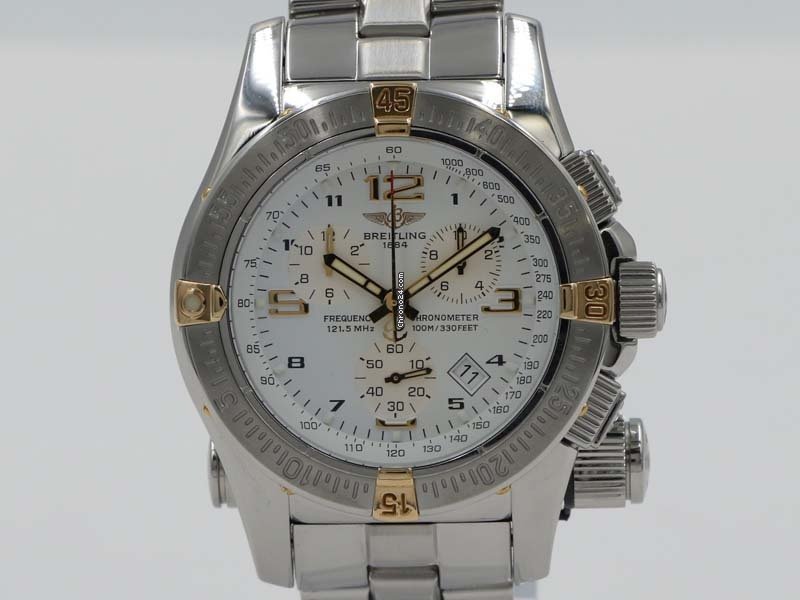 Breitling Emergency Mens watch Unisex Quartz Gold Steel B73321