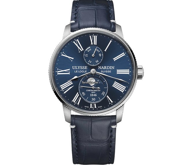 Ulysse Nardin Marine Torpilleur Mens watch Unisex Automatic Steel 1193-310LE-3A-175 1A