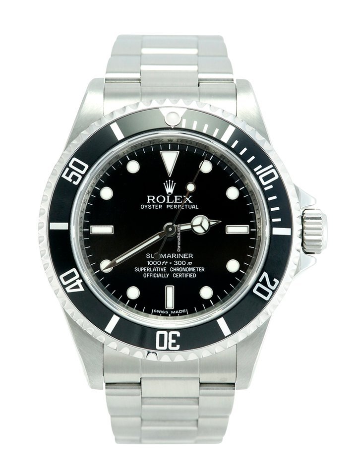 Rolex Submariner (No Date) Mens watch Unisex Steel Automatic 14060M