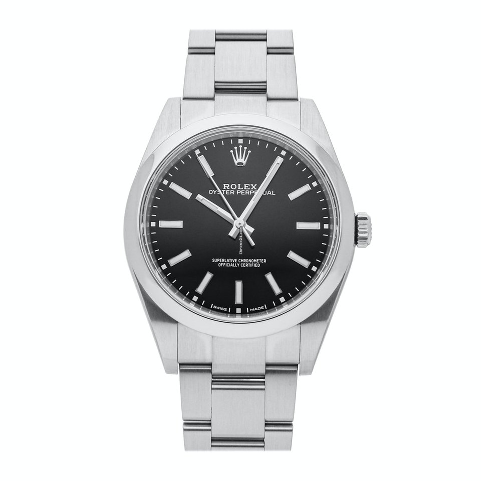 Rolex Oyster Perpetual 39 Mens watch Unisex Steel Automatic 114300-0005
