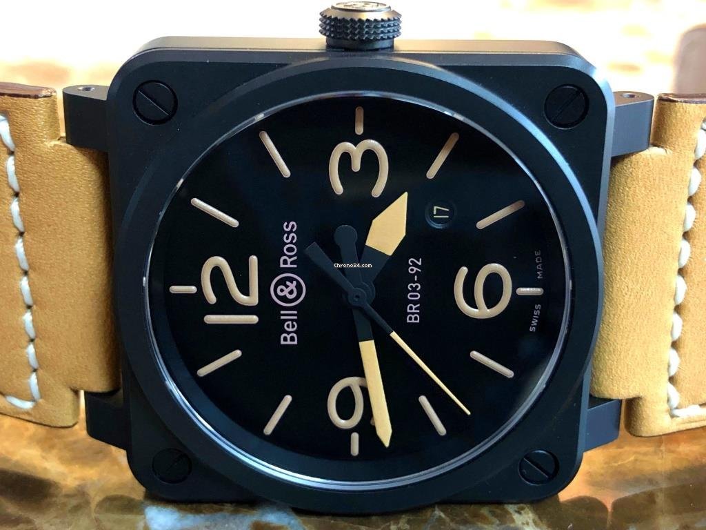 Bell & Ross BR 03 Mens watch Unisex Automatic Steel BR-03-92