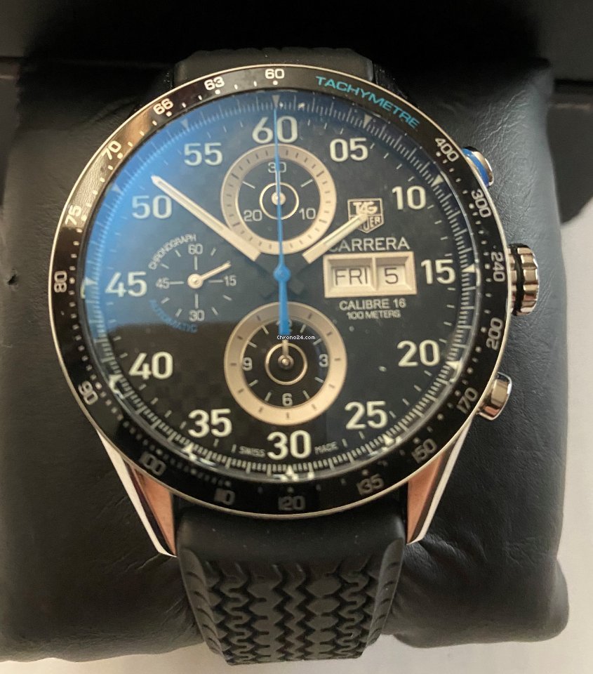 TAG Heuer Carrera Calibre 16 Mens watch Unisex Automatic Steel CV2A16