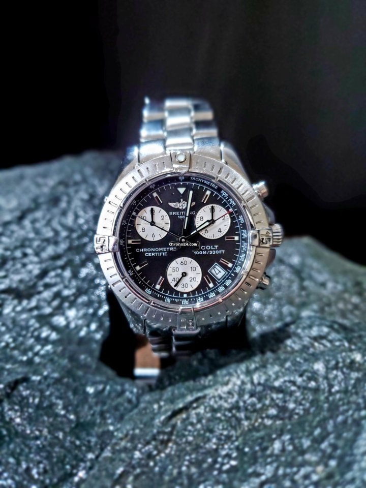 Breitling Colt Chronograph Mens watch Unisex Quartz Steel A73350
