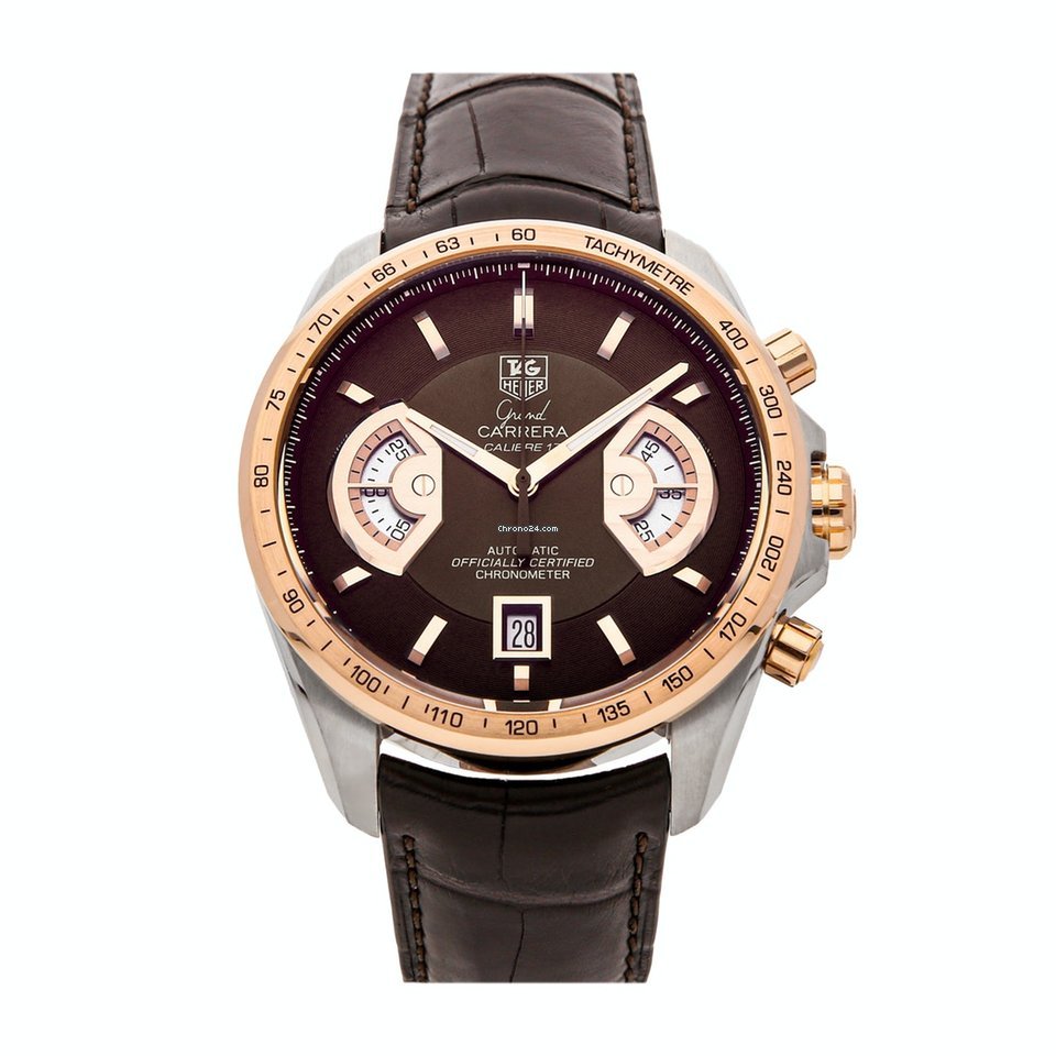 TAG Heuer Grand Carrera Mens watch Unisex Automatic Steel CAV515C.FC6231