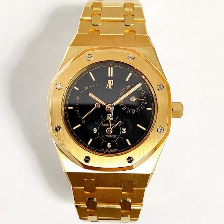 Audemars Piguet Royal Oak Dual Time Mens watch Unisex Automatic Yellow gold 25730BA.OO.0789BA.01