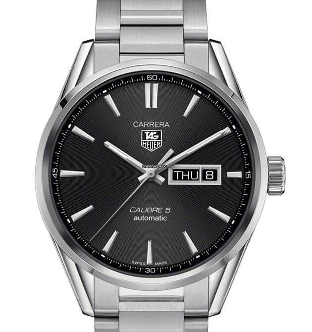 TAG Heuer Carrera Calibre 5 Mens watch Unisex Automatic Steel WAR201A.BA0723
