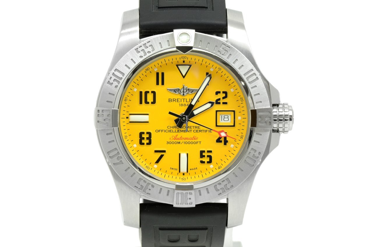 Breitling Avenger II Seawolf Mens watch Unisex Automatic Steel A1733110 I519