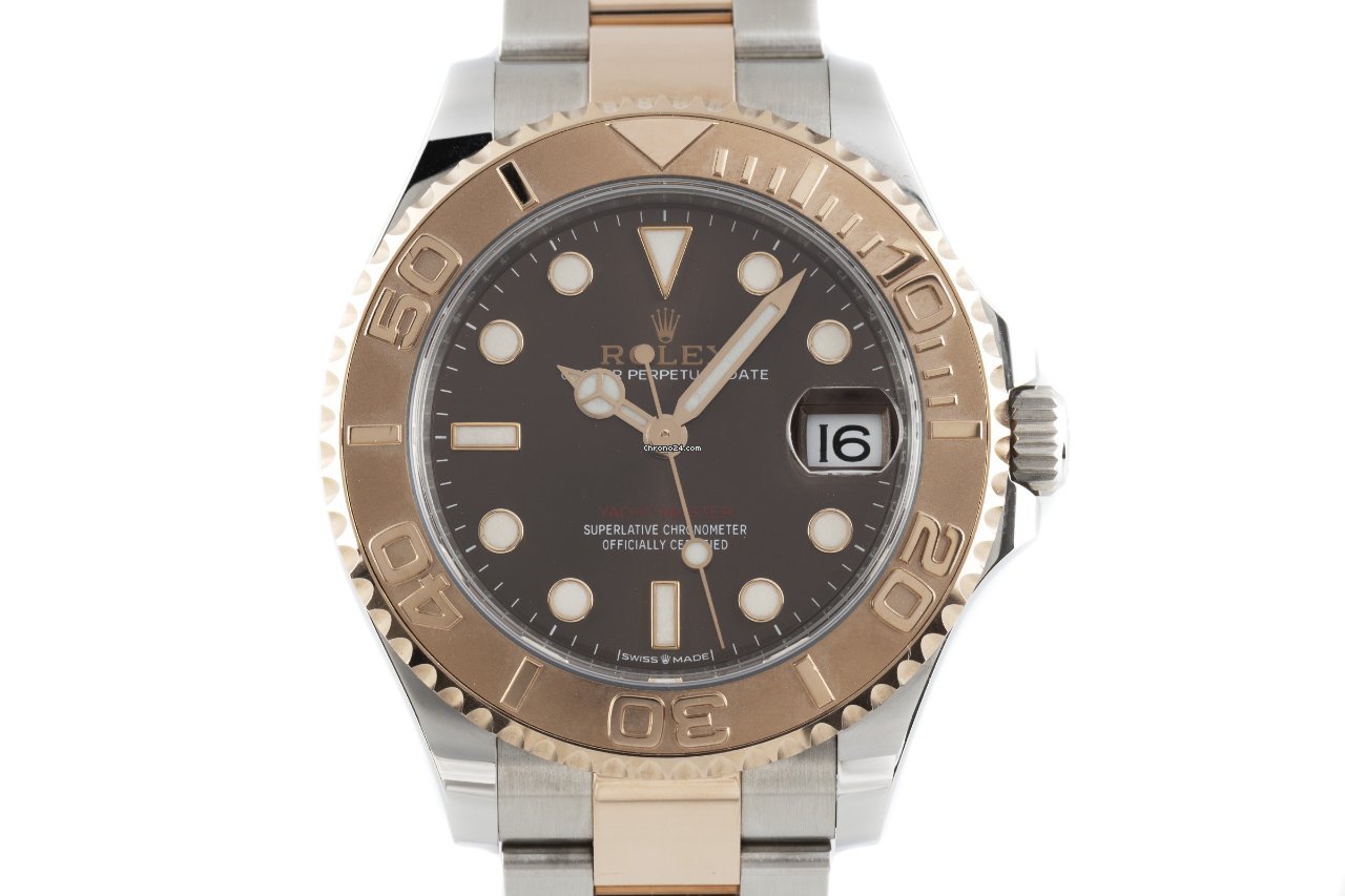 Rolex Yacht-Master 37 Mens watch Unisex Gold Steel Automatic 268621