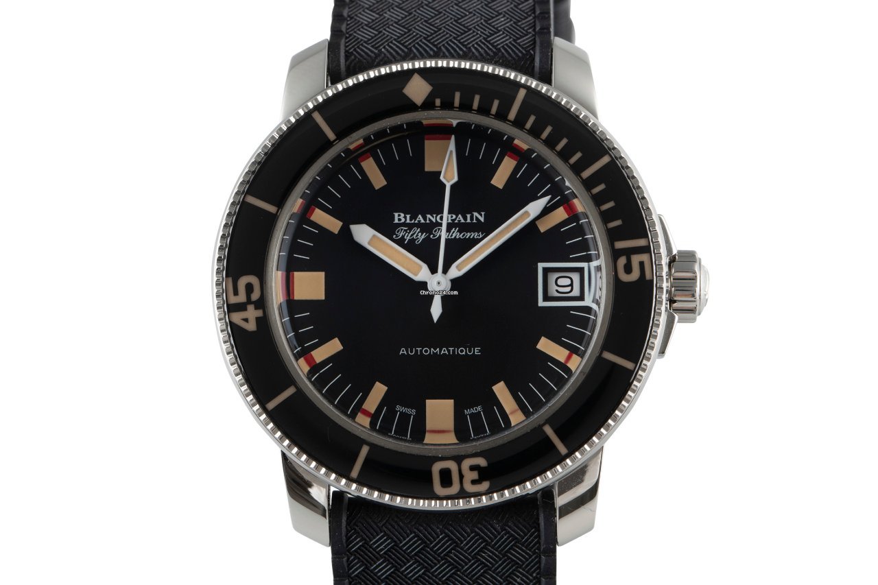Blancpain Fifty Fathoms Mens watch Unisex Automatic Steel 5008B-1130-B52A