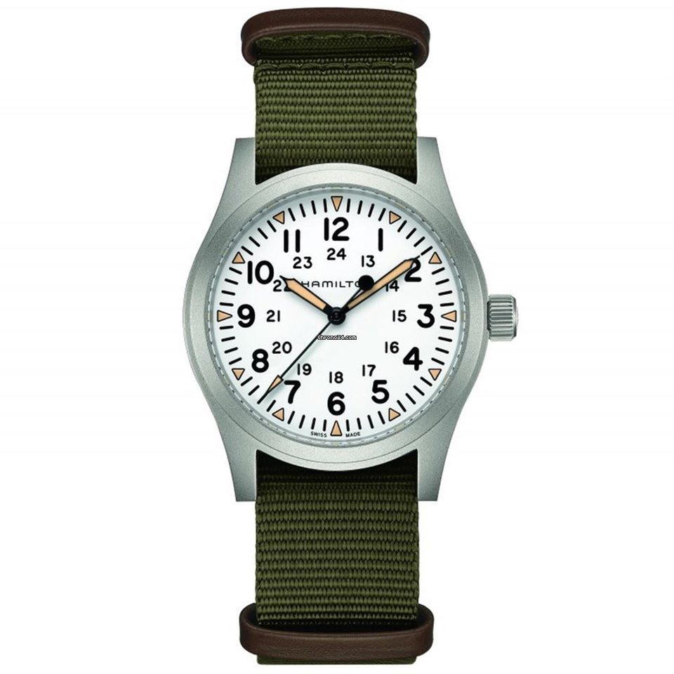 Hamilton Khaki Field Mens watch Unisex Manual winding Steel H69529913