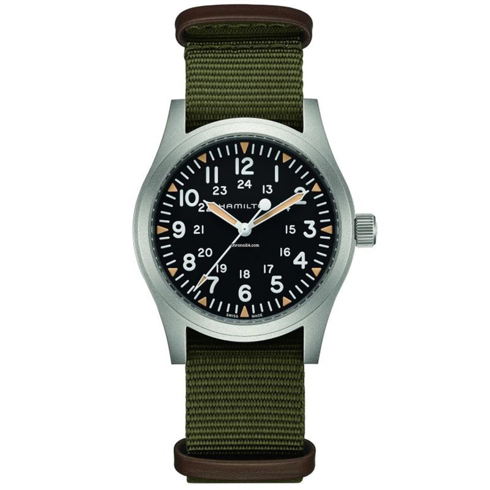 Hamilton Khaki Field Mens watch Unisex Manual winding Steel H69529933
