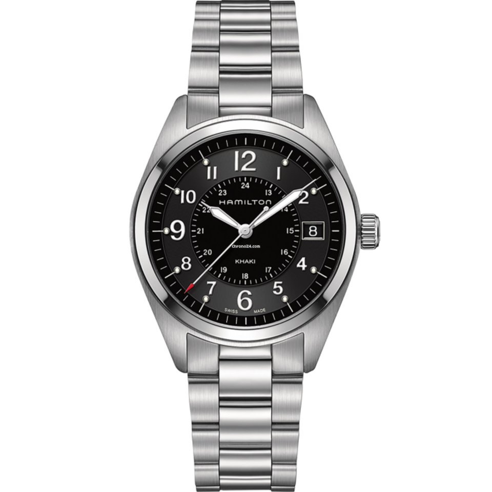 Hamilton Khaki Field Mens watch Unisex Quartz Steel H68551933