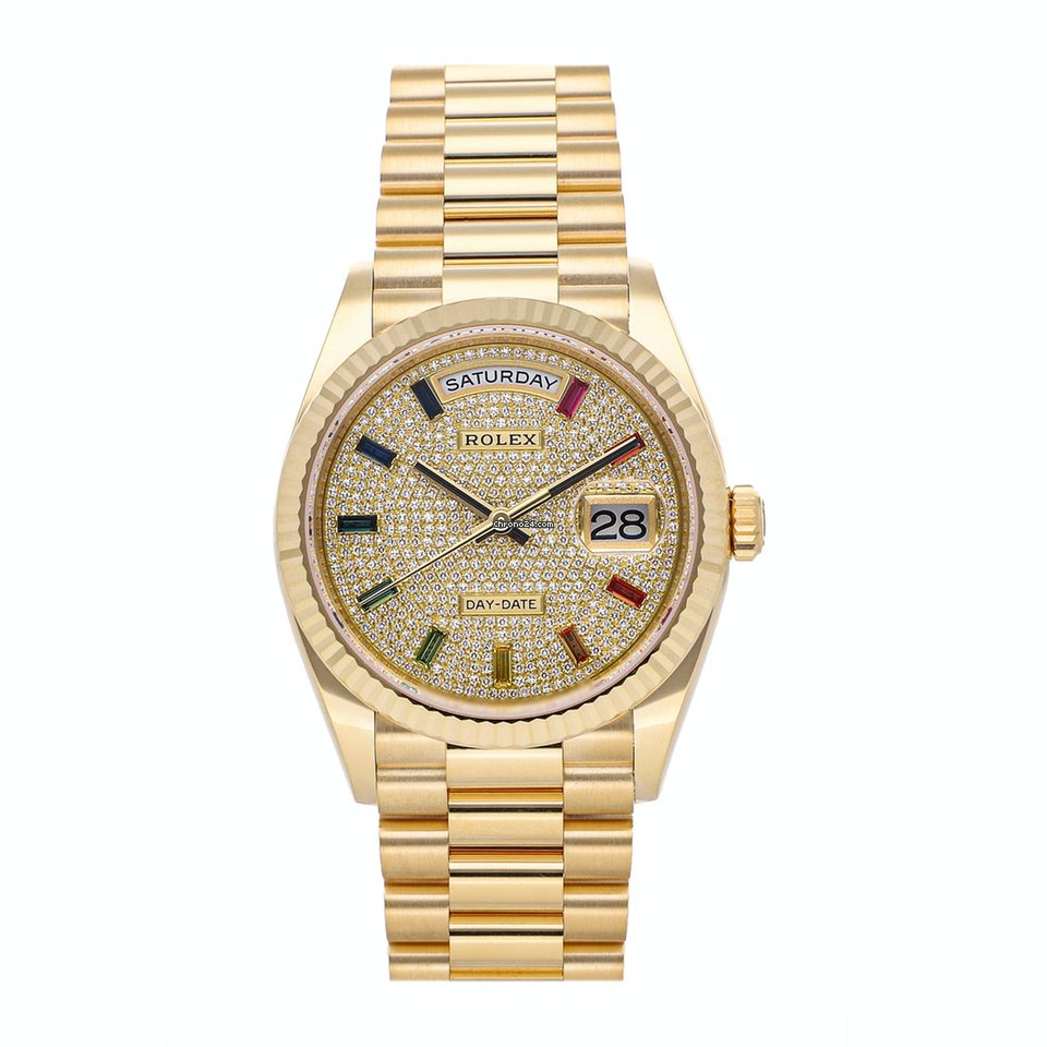 Rolex Day-Date 36 Mens watch Unisex Yellow gold Automatic 128238-0051