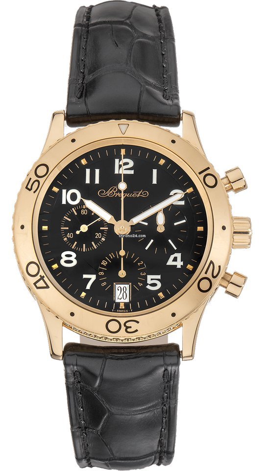 Breguet Type XX - XXI - XXII Mens watch Unisex Automatic Yellow gold 3820BA D2 3W6