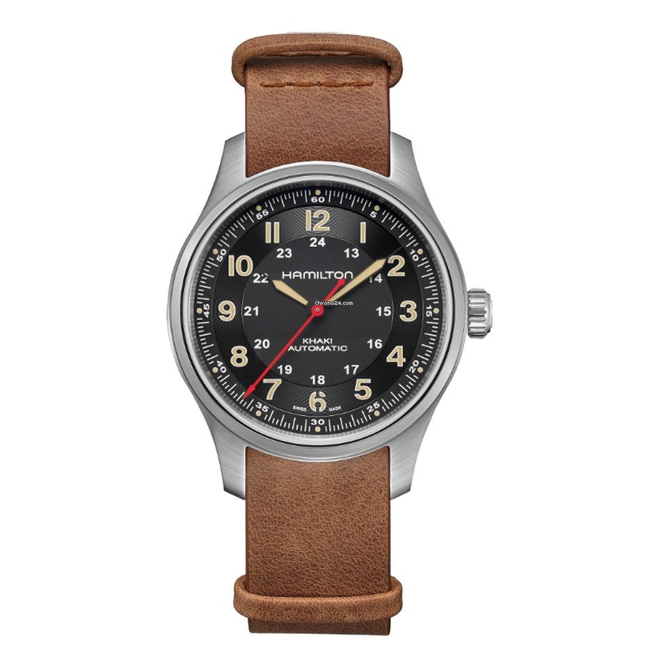 Hamilton Khaki Field Titanium Mens watch Unisex Automatic Titanium H70645533