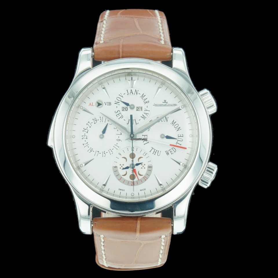 Jaeger-LeCoultre Master Grand Reveil Mens watch Unisex Automatic Steel 163842A  149.8.95