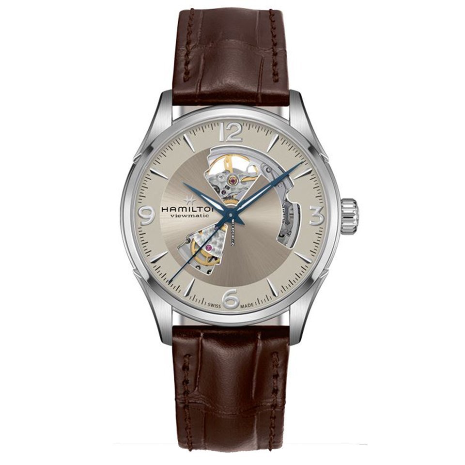 Hamilton Jazzmaster Open Heart Mens watch Unisex Automatic Steel H32705521