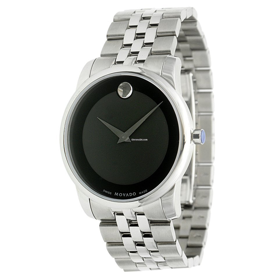 Movado Museum Mens watch Unisex Quartz Steel 0606504