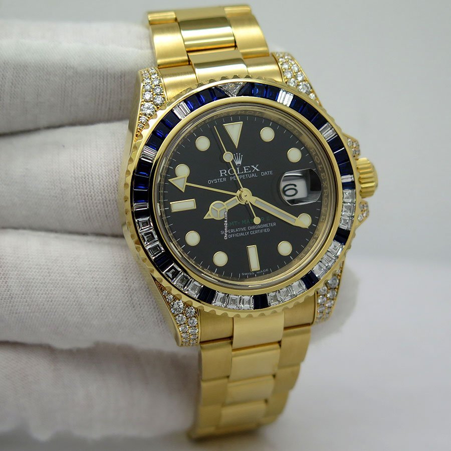 Rolex GMT-Master II Mens watch Unisex Yellow gold Automatic 116758