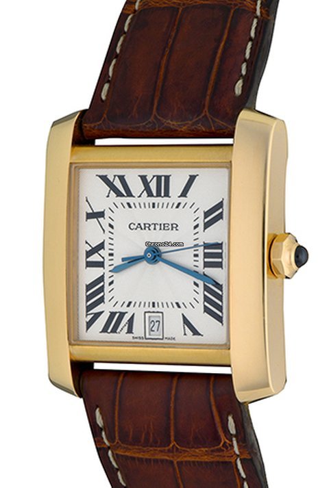 Cartier Tank Francaise Mens watch Unisex Automatic Yellow gold W5000156