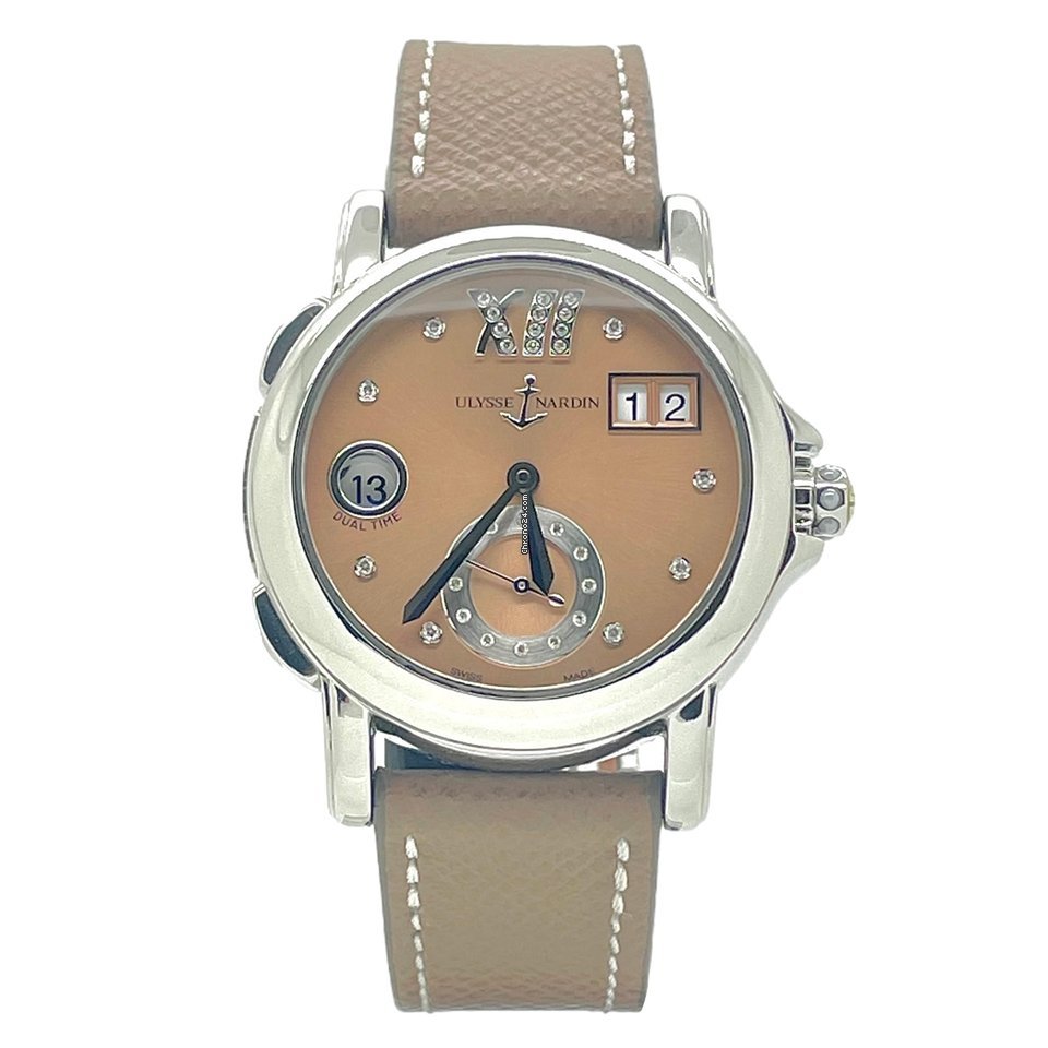 Ulysse Nardin Dual Time Womens watch Automatic Steel 243-22 30-09