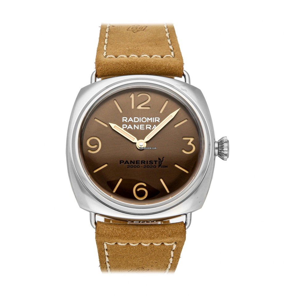 Panerai Mens watch Unisex Manual winding Steel PAM02020