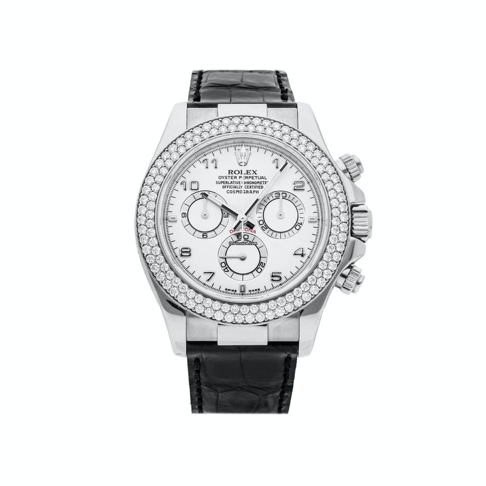 Rolex Daytona Mens watch Unisex White gold Automatic 116589RBR