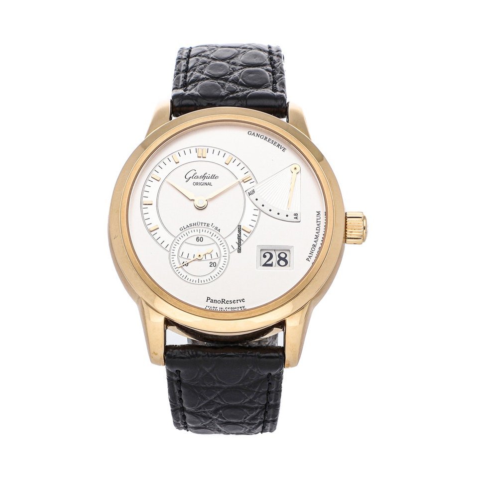 Glashtte Original PanoReserve Mens watch Unisex Manual winding Rose gold 65-01-01-01-04