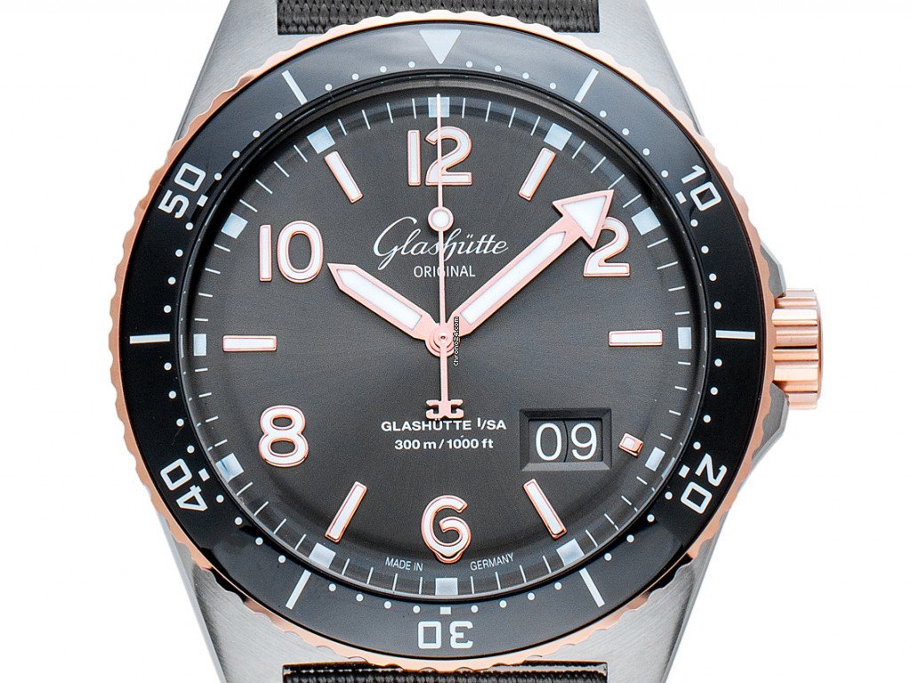 Glashtte Original Mens watch Unisex Automatic Gold Steel 1-36-13-04-91-08