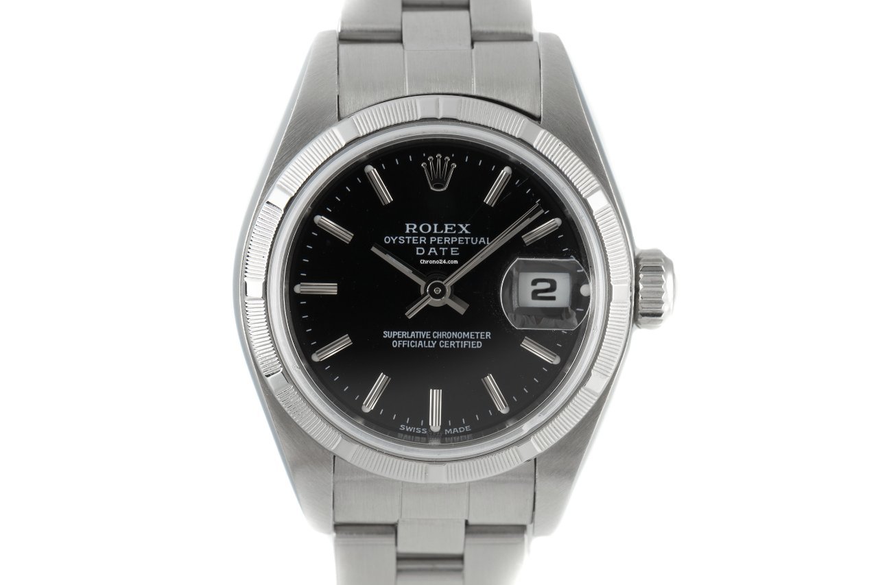 Rolex Oyster Perpetual Lady Date Womens watch Steel Automatic 79190