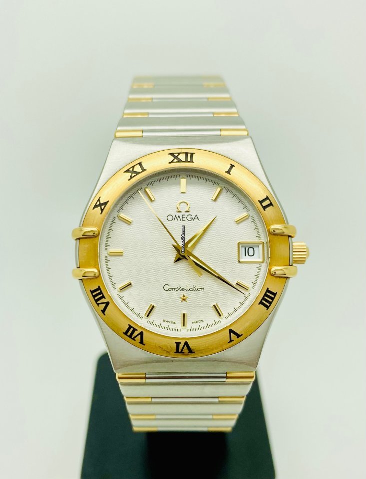 Omega Constellation Mens watch Unisex Quartz Gold Steel 13123000