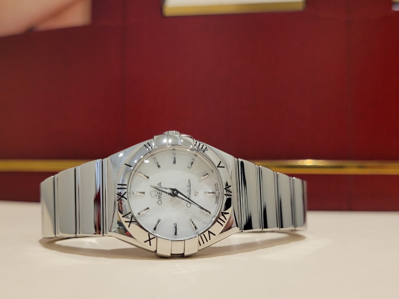 Omega Constellation Quartz Womens watch Quartz Steel 123.10.27.60.05.002