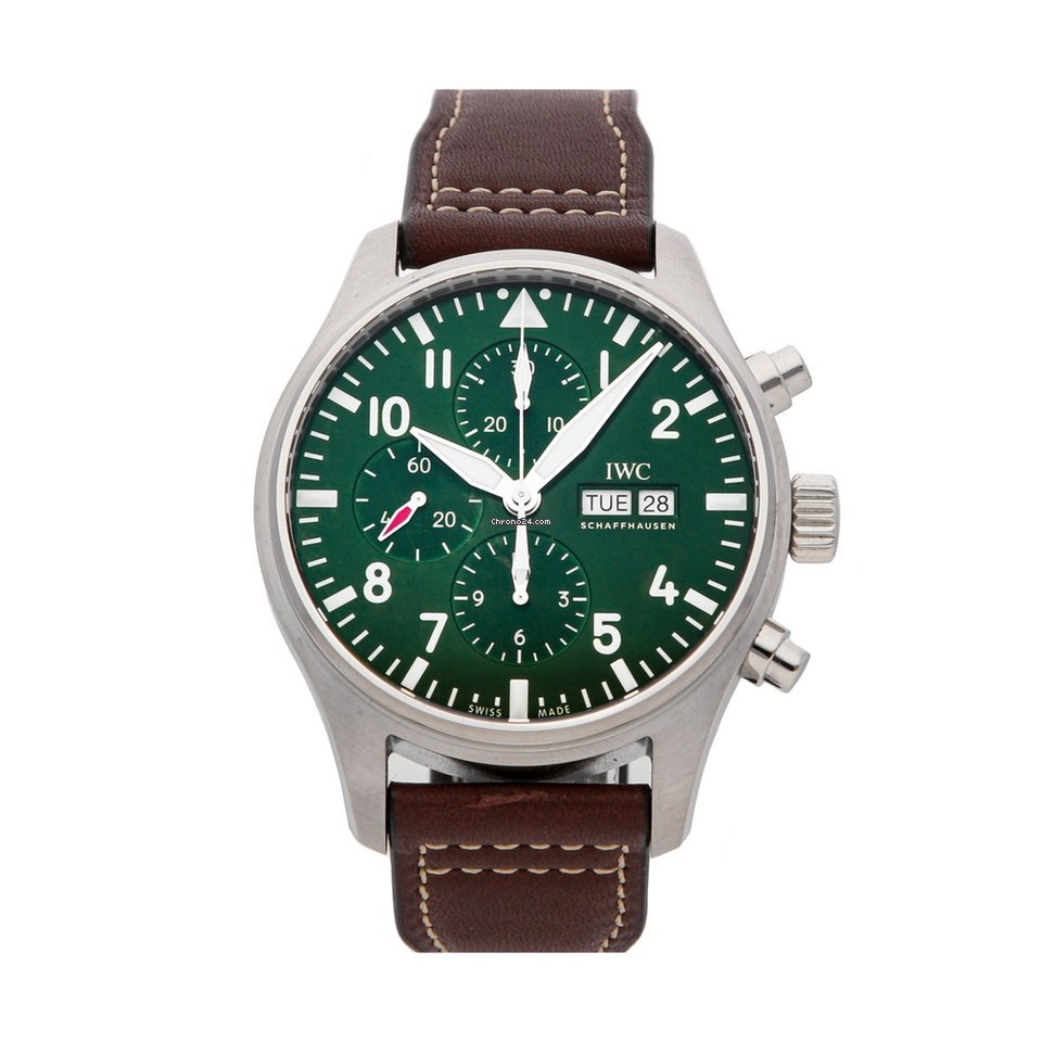 IWC Pilot Chronograph Mens watch Unisex Automatic Steel IW3777-26
