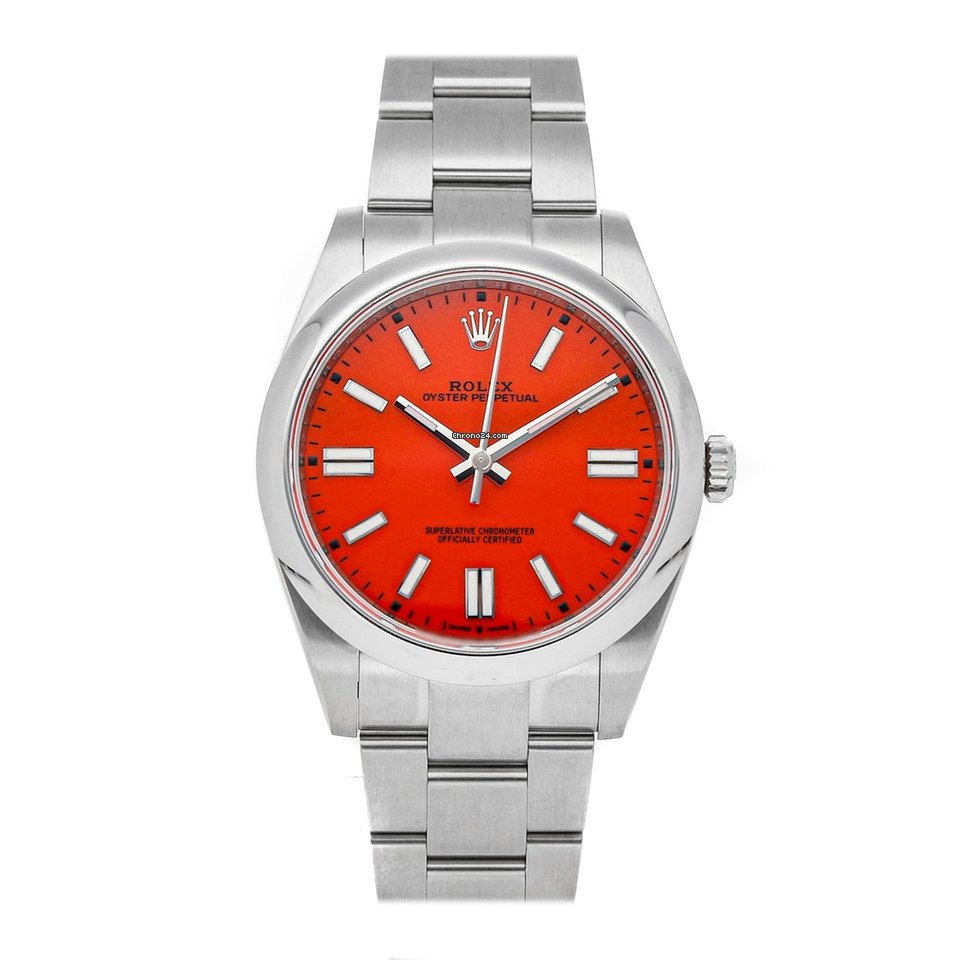 Rolex Oyster Perpetual 41 Mens watch Unisex Steel Automatic 124300-0007