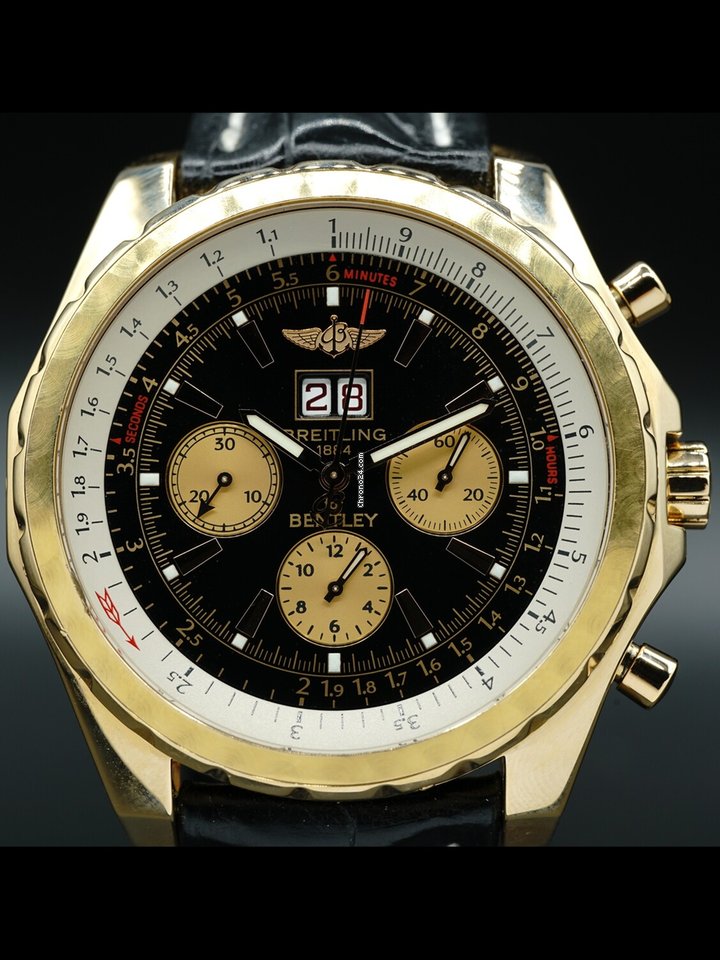 Breitling Bentley 6.75 Mens watch Unisex Automatic Rose gold H44363