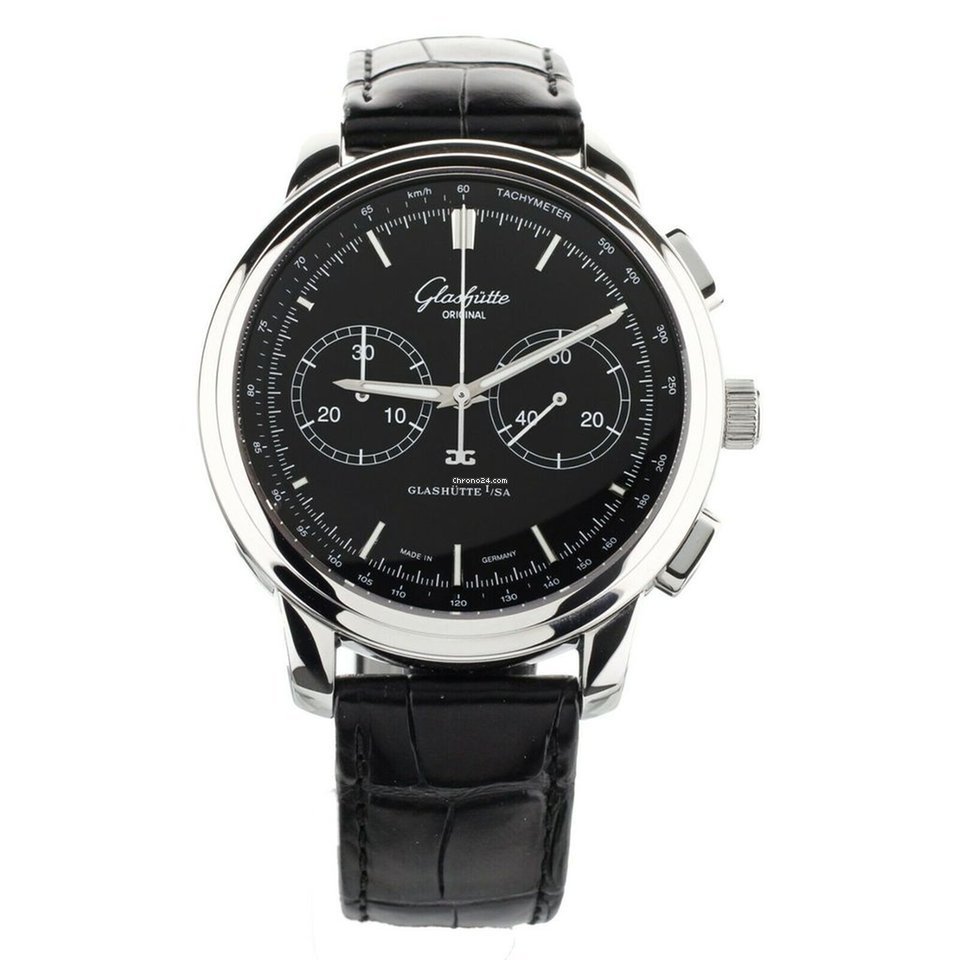 Glashtte Original Senator Chronograph XL Mens watch Unisex Automatic Steel 39-34-20-42-04
