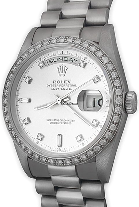 Rolex Day-Date 36 Mens watch Unisex White gold Automatic 18249