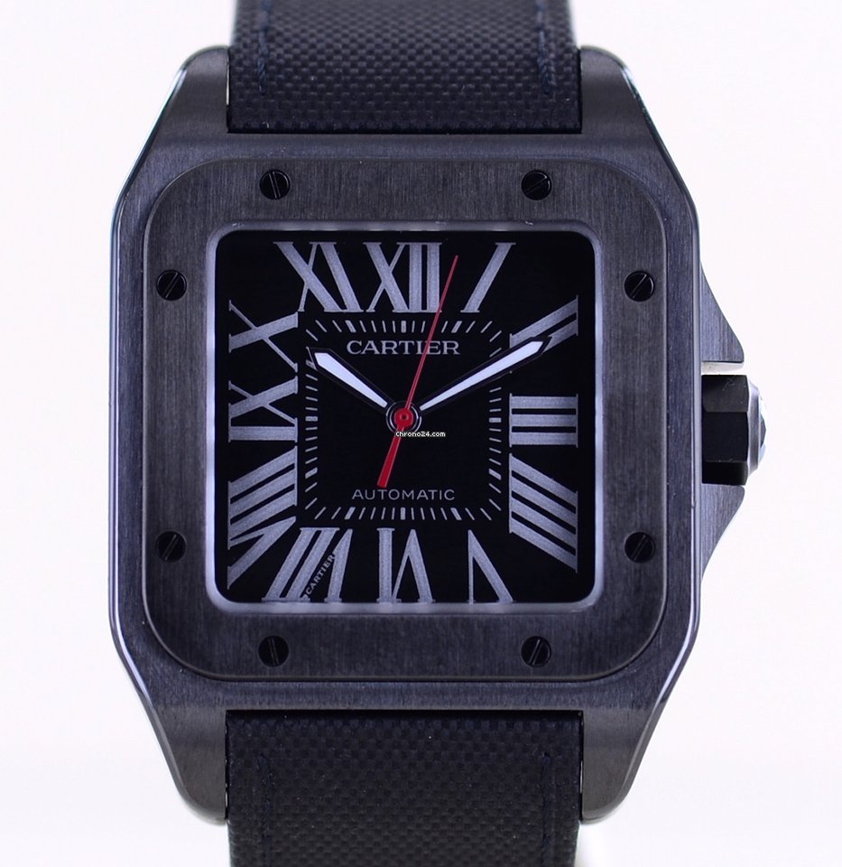 Cartier Santos 100 Mens watch Unisex Automatic Steel 3774  WSSA0006