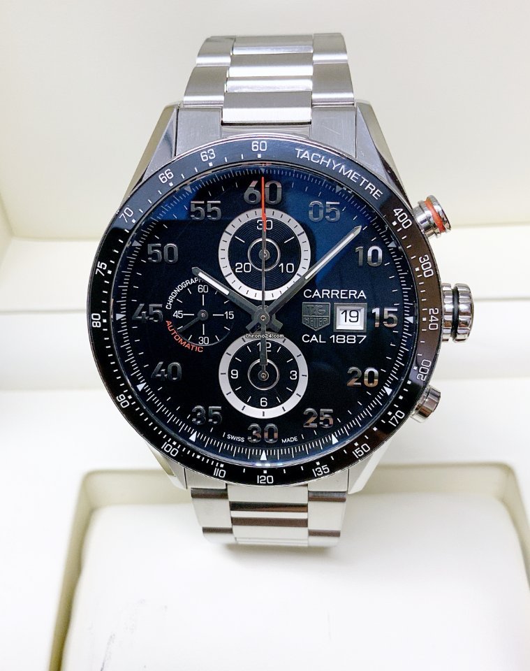 TAG Heuer Carrera Calibre 1887 Mens watch Unisex Automatic Steel CAR2A10.BA0799