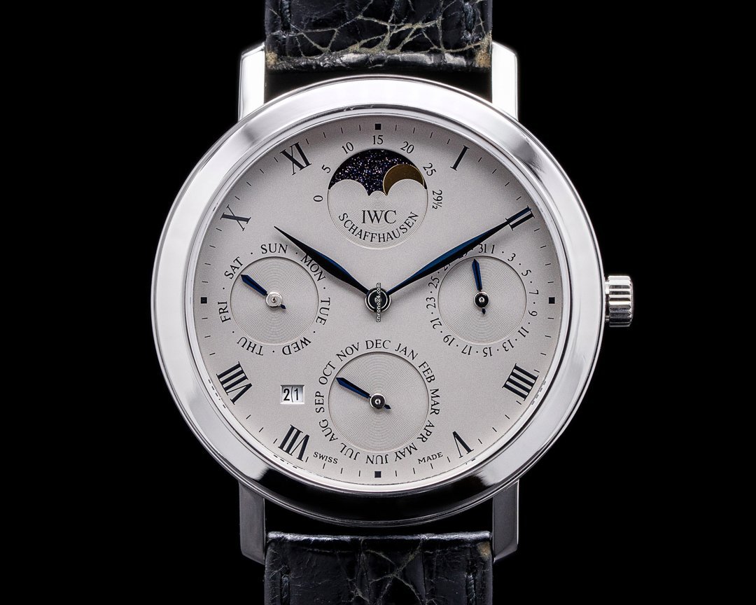 IWC Portofino Mens watch Unisex Manual winding Platinum 2050