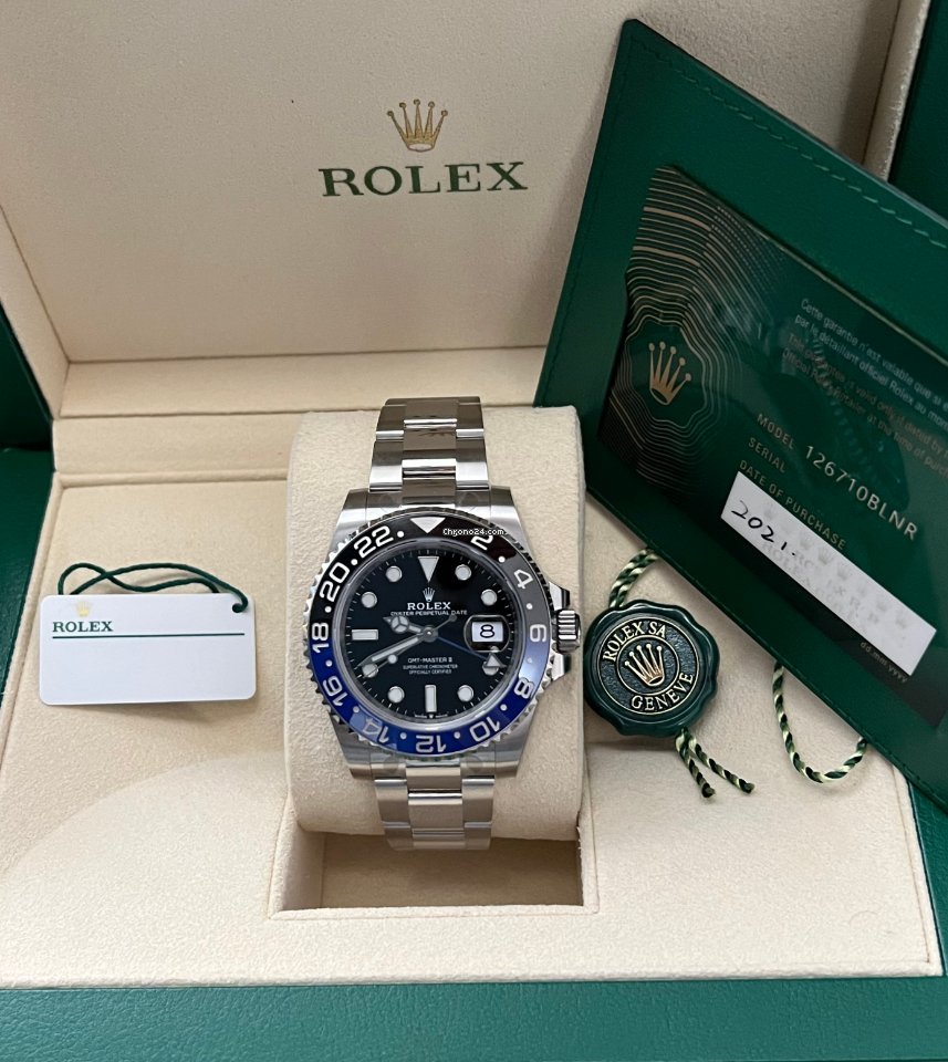 Rolex GMT-Master II Mens watch Unisex Steel Automatic 126710BLNR-0003