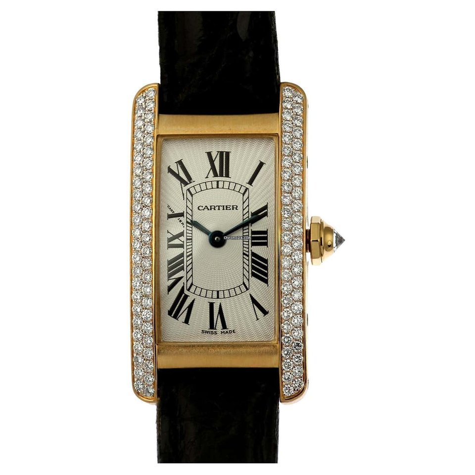 Cartier Tank Americaine Womens watch Automatic Rose gold WB704751