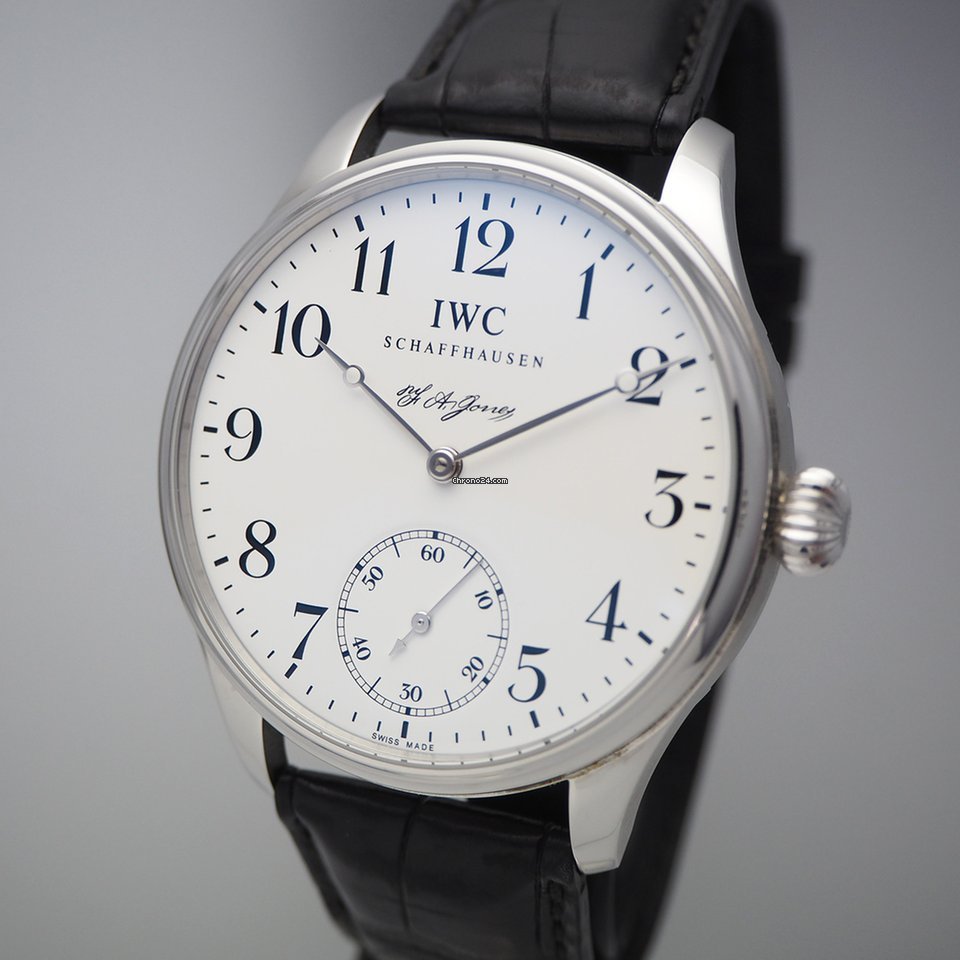 IWC Portuguese Hand-Wound Manual winding Platinum IW5442-02