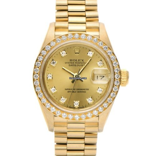Rolex Lady-Datejust Womens watch Yellow gold Automatic 69138G