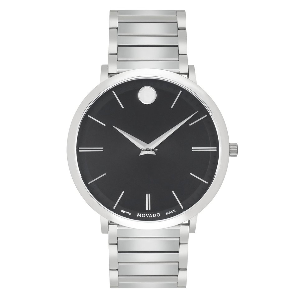 Movado Mens watch Unisex Quartz Steel 607167
