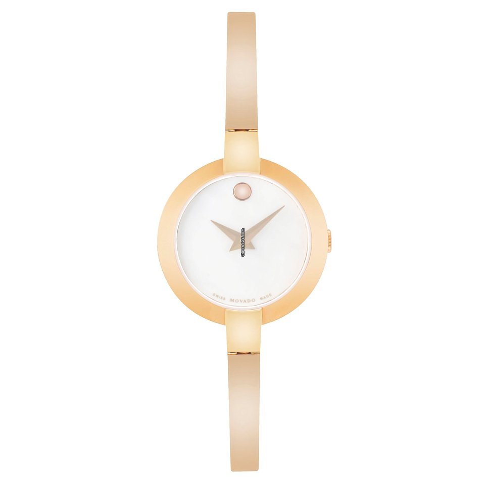 Movado Bela Womens watch Quartz Gold Steel 607082