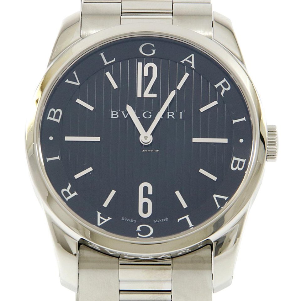 Bulgari Solotempo Mens watch Unisex Quartz ST42S ST42BSS