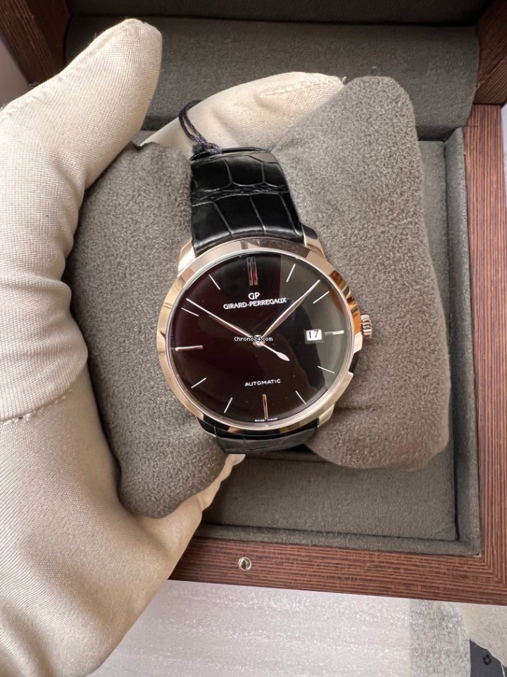 Girard Perregaux 1966 Mens watch Unisex Automatic White gold 49525-53-631-BK6A