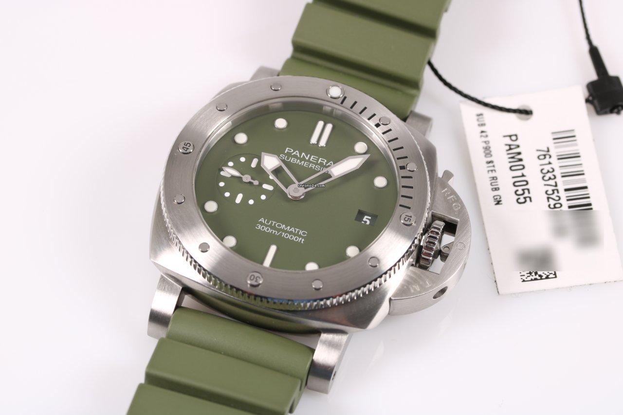 Panerai Mens watch Unisex Automatic Steel PAM01055